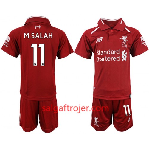 Liverpool Fodboldtrøjer M.SALAH 11 Børn Hjemmebanesæt 2018/19 Kort ærmer Liverpool Fodboldtrøjer M.SALAH 11 Børn Hjemmebanesæt 2018/19 Kort ærmer